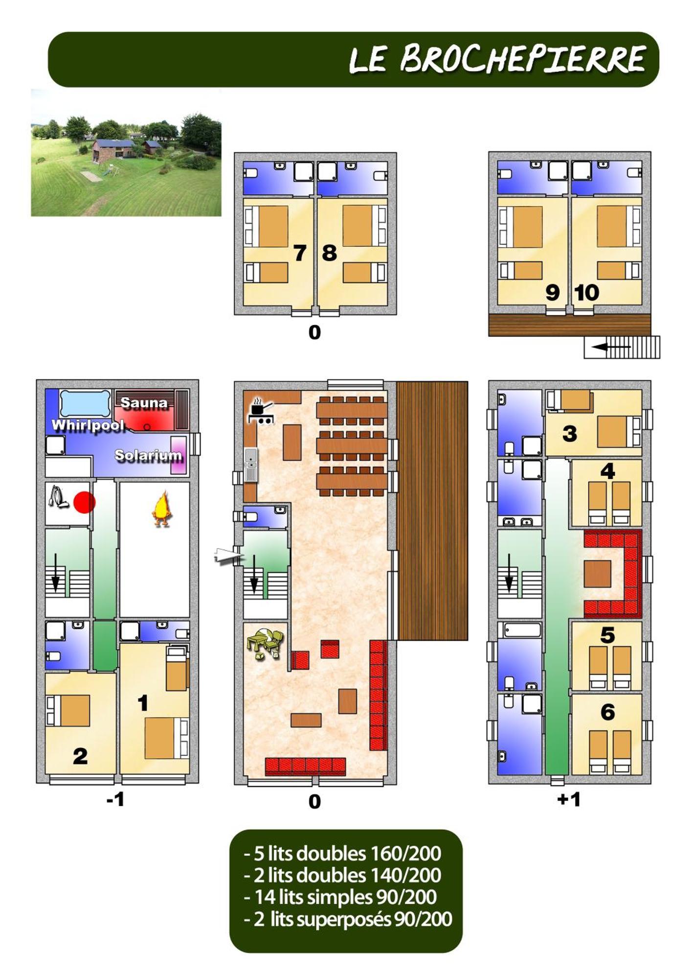 Villa Brochepierre 28 Pers- Vue Exceptionnelle - Malmedy Exterior foto